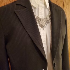 Dekker Black Pinstripe Blazer